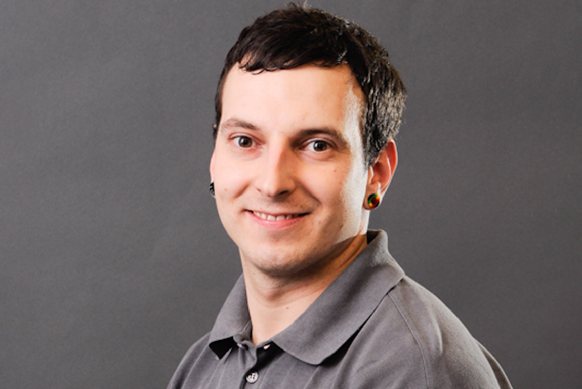Portrait of Tomáš Novotný, commissioning technician at weba in Olomouc